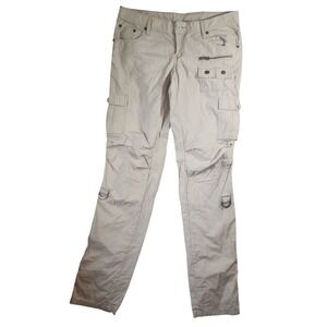 G:21 Khaki Tan Multi Pocket Cargo Pants Womens 9 Cotton Utility